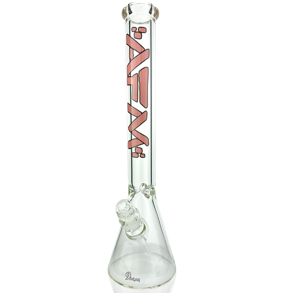 18" Heavy Boi Clear Glass 9mm Beaker Bong - view 4