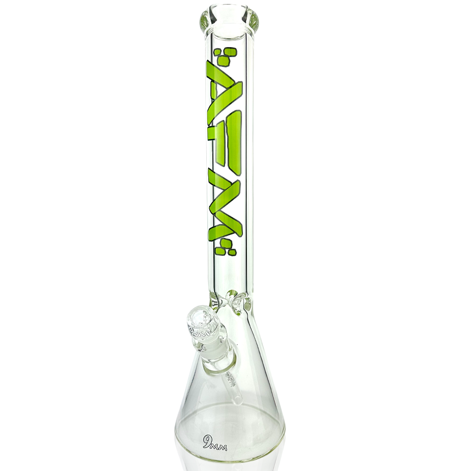 18" Heavy Boi Clear Glass 9mm Beaker Bong - view 6
