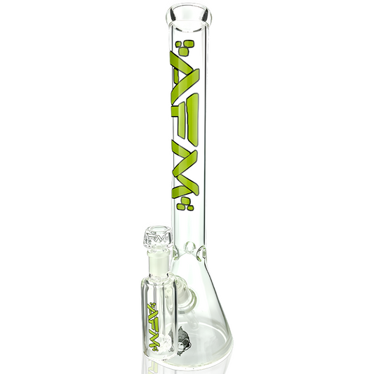 18" AFM Clear Glass Beaker Bong Set - East Loud
