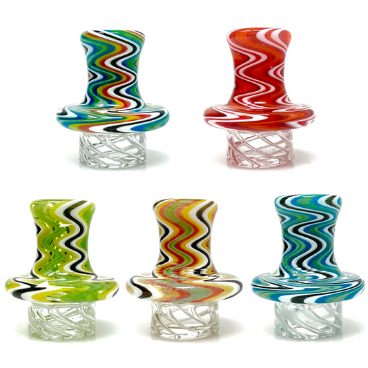 Turbo Reversal Glass Spinner Carb Cap + 2 Pearls - East Loud