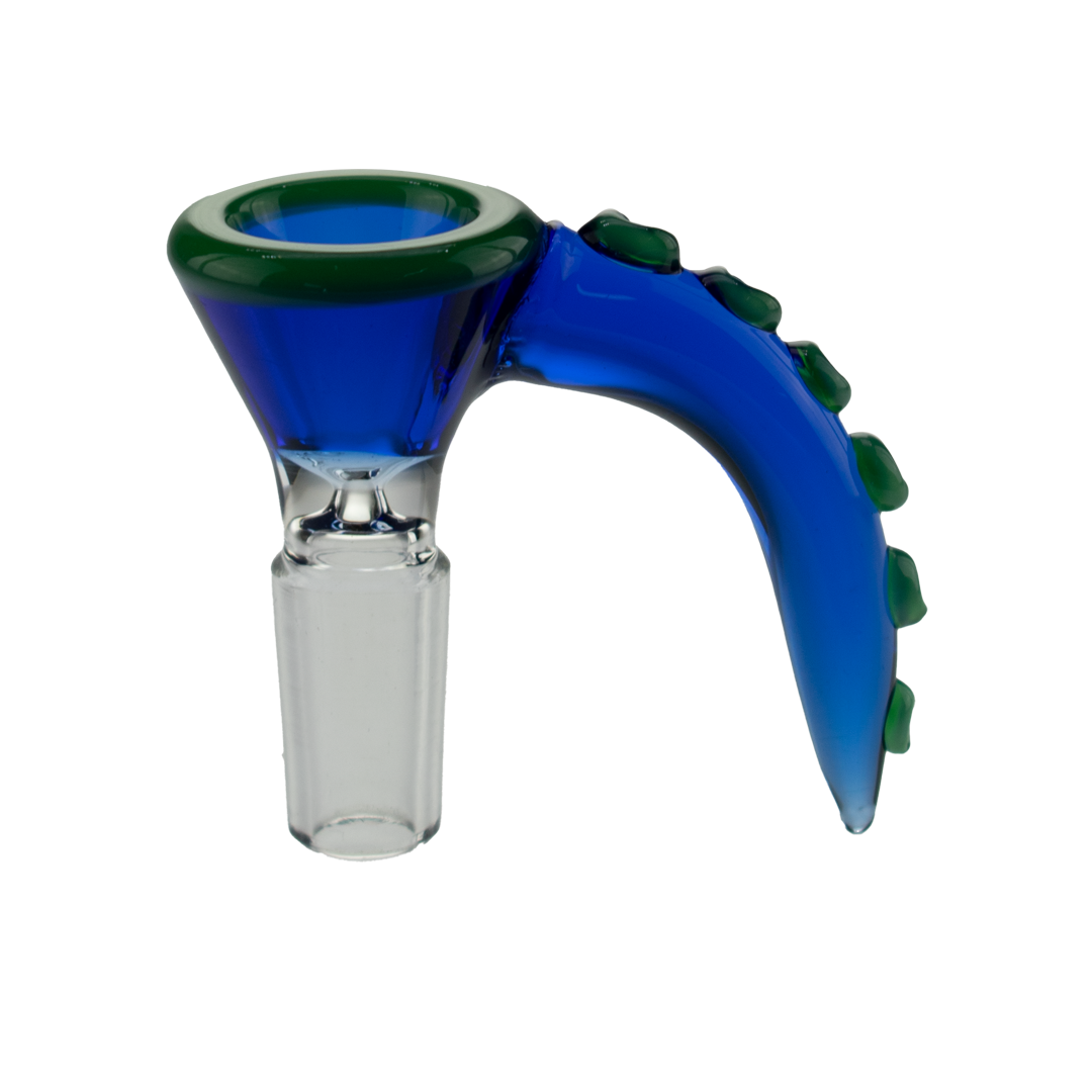 Blue 14mm Octopus Tentacle Bowl - East Loud