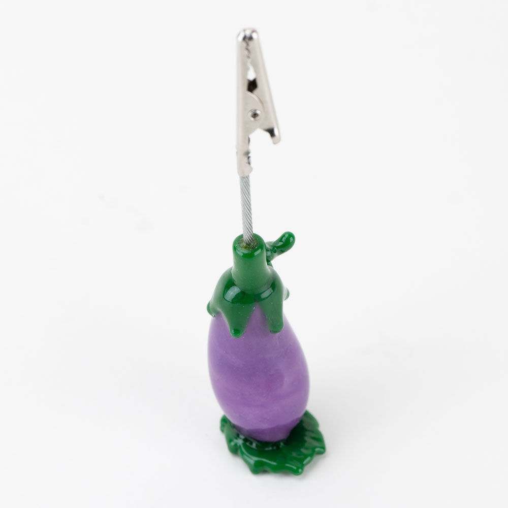Eggplant Alligator Clip - view 3