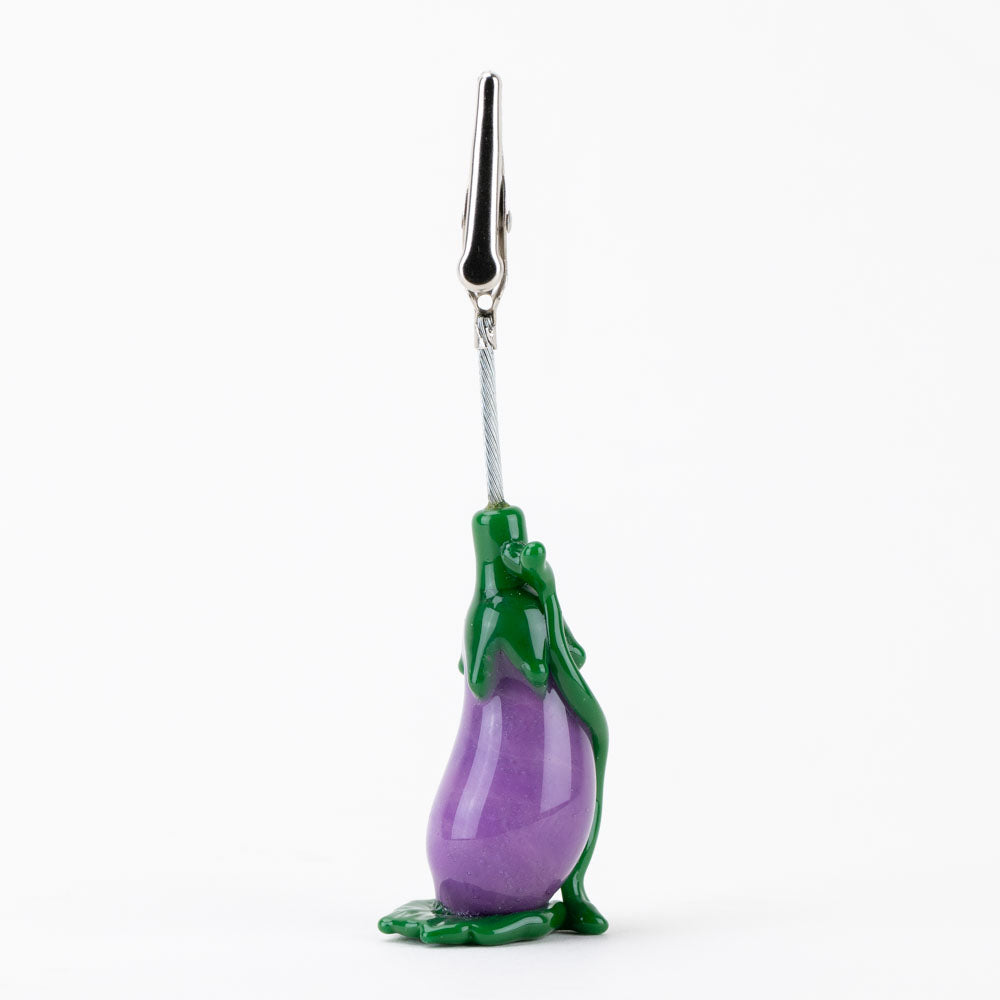 Eggplant Alligator Clip - view 2