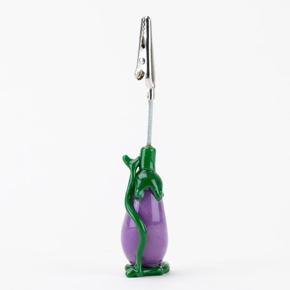 Eggplant Alligator Clip - view 4