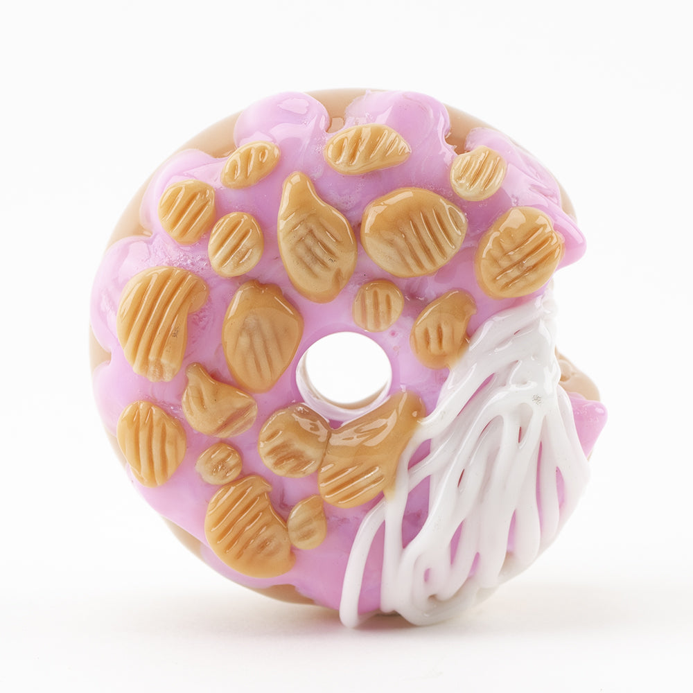 Pink Donut Bite Me Dry Pipe - East Loud