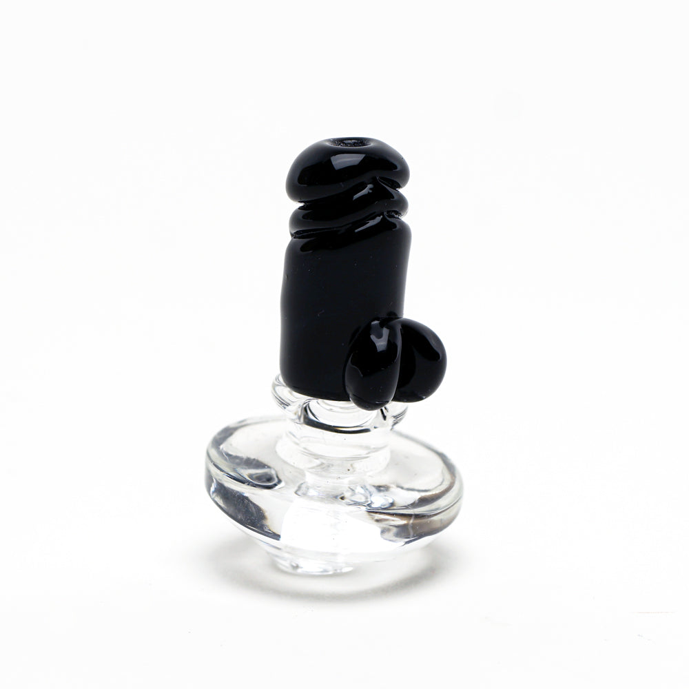 Black Phallus Puffco Peak Carb Cap - view 2
