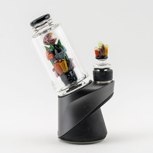 "Save the Seas" Puffco Peak Glass Attachment - East Loud