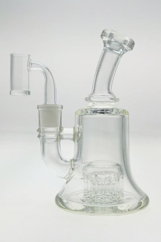 TAG - 6.5" Bent Neck Fixed 12-Arm Diffuser with Bellow Base 50x5MM (14MM Female) - East Loud