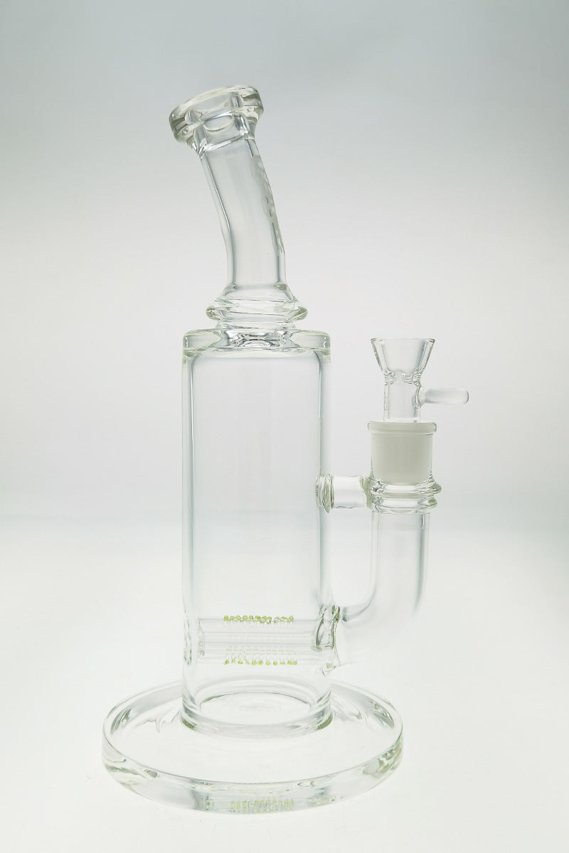 TAG - 12" Bent Neck Triple Super Slit Multiplying Inline Diffuser 65x5MM (18MM Female) - East Loud