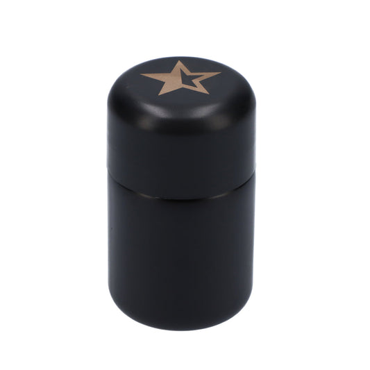 Black Glass Stash Jar - East Loud