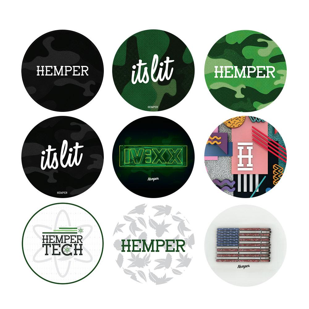 HEMPER 8" Shock Absorbent Glass Pad - East Loud
