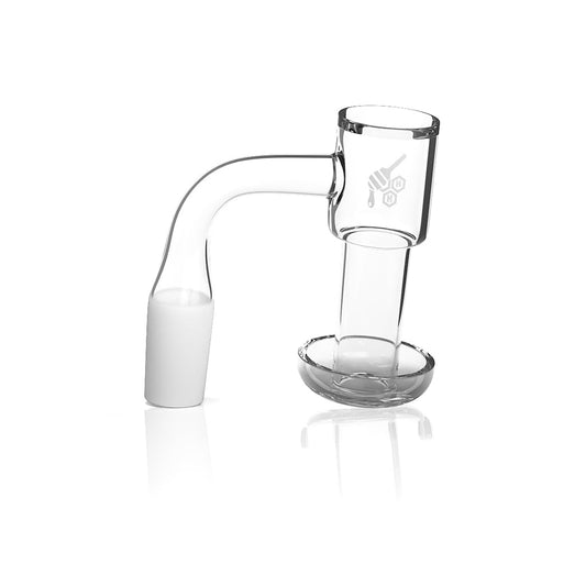 HONEYSUCKLE BEVEL QUARTZ BANGER - 90° DEGREE | YL - East Loud