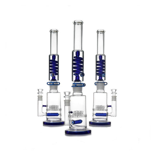 19 Inch Coiled Glycerin Bong - Specialty Collection - East Loud