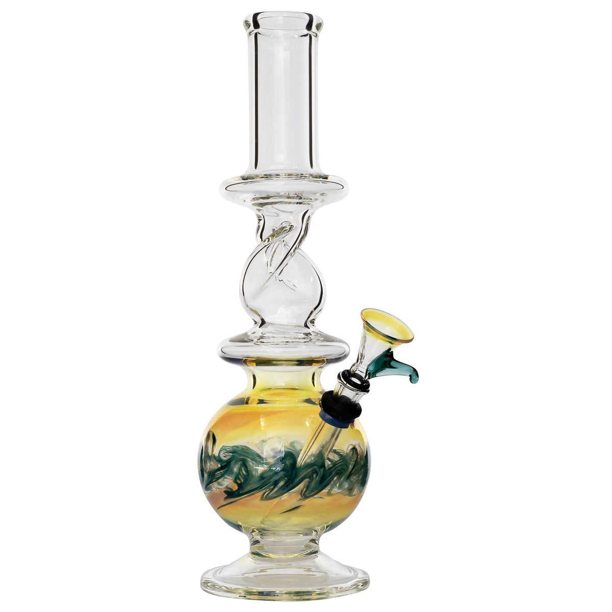 "Typhoon Twister" Glass Bong - view 18