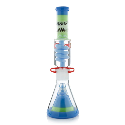 Reversal Wig Wag Slime and Lavender Slitted Pyramid Beaker Freezable Coil System - East Loud