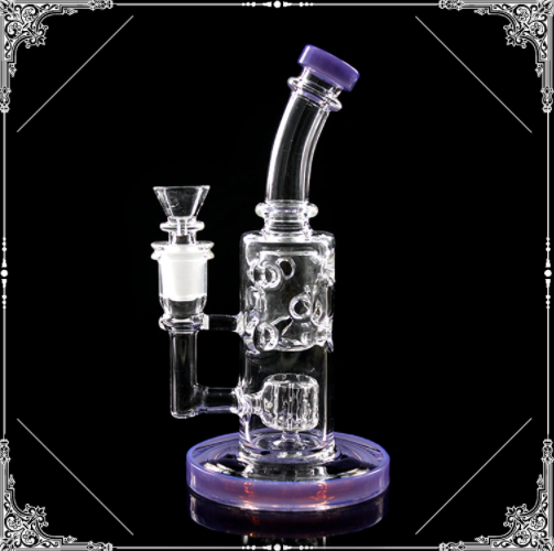 8 Inch Bong with Swiss Percs & Drum Percolator - view 4