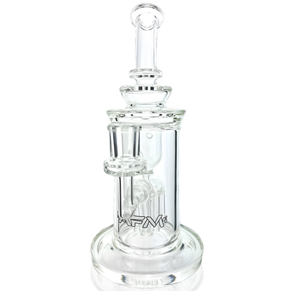 10" Power Station Clear Glass Incycler Dab Rig