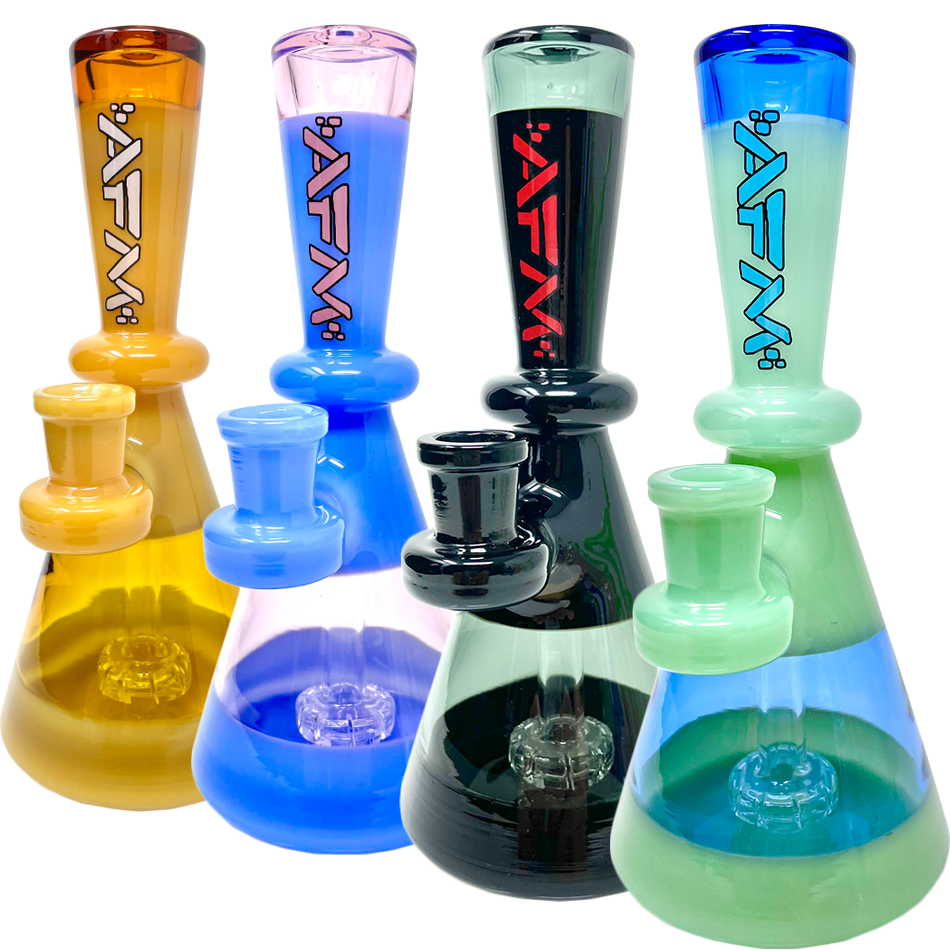 7.5" Double Double Glass Mini Dab Rig - view 6