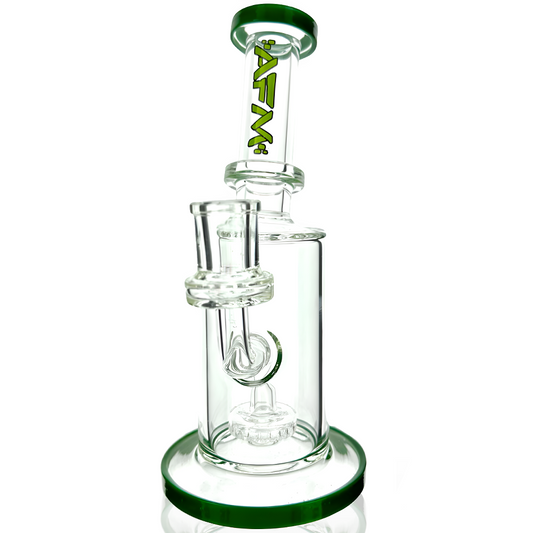 8" Puck Clear Glass Mini Dab Rig - East Loud
