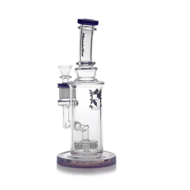 10 Inch Matrix Perc Bong w/ Bent Neck