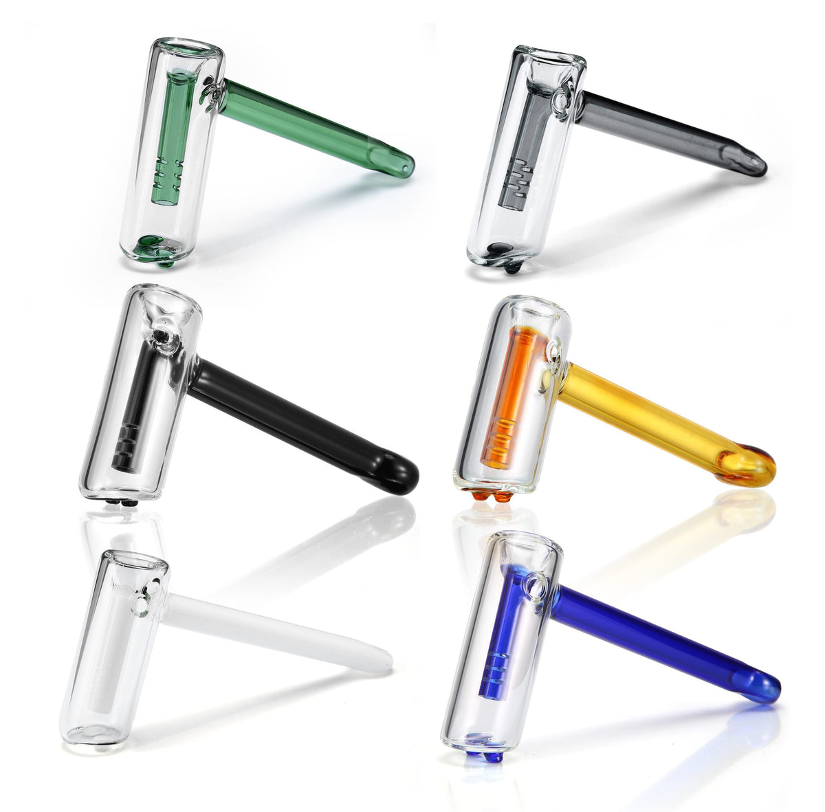 1Stop Glass 5 inch Hammer Bubbler - East Loud