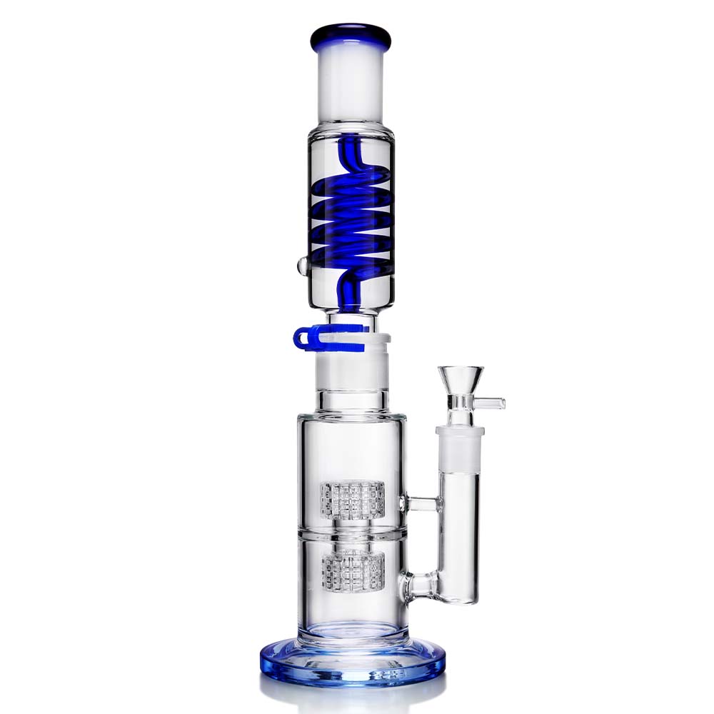 1Stop Glass 14 Inch Glycerin Straight Tube Bong - view 5
