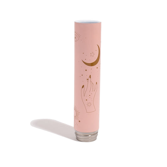 Chill - Mix & Match Series - Embossed Celestial Matte Pink Neckpiece - East Loud