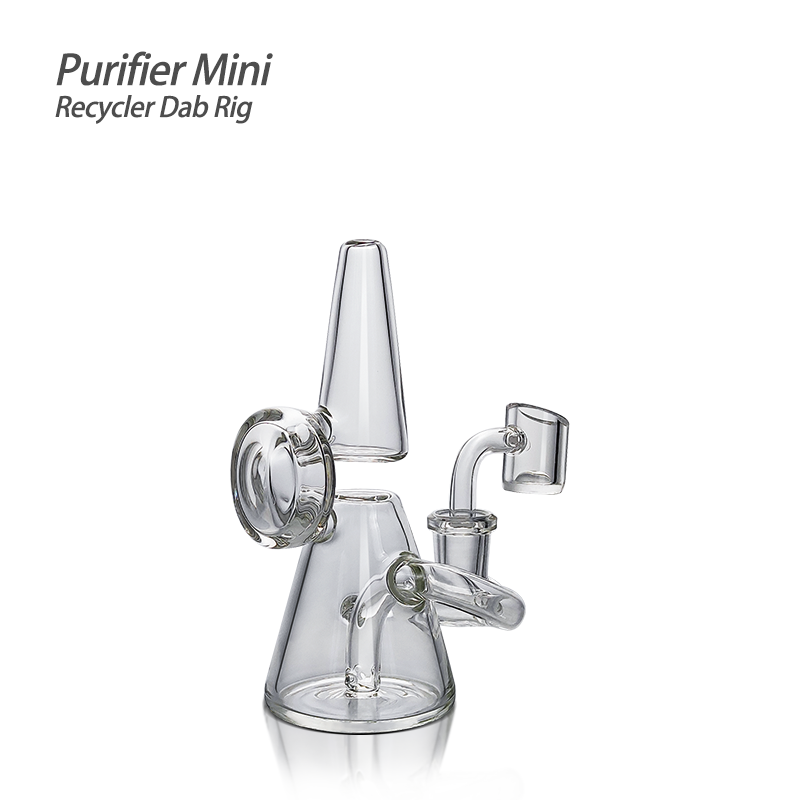 Waxmaid 5.12″ Purifier Mini Recycler Dab Rig - view 5