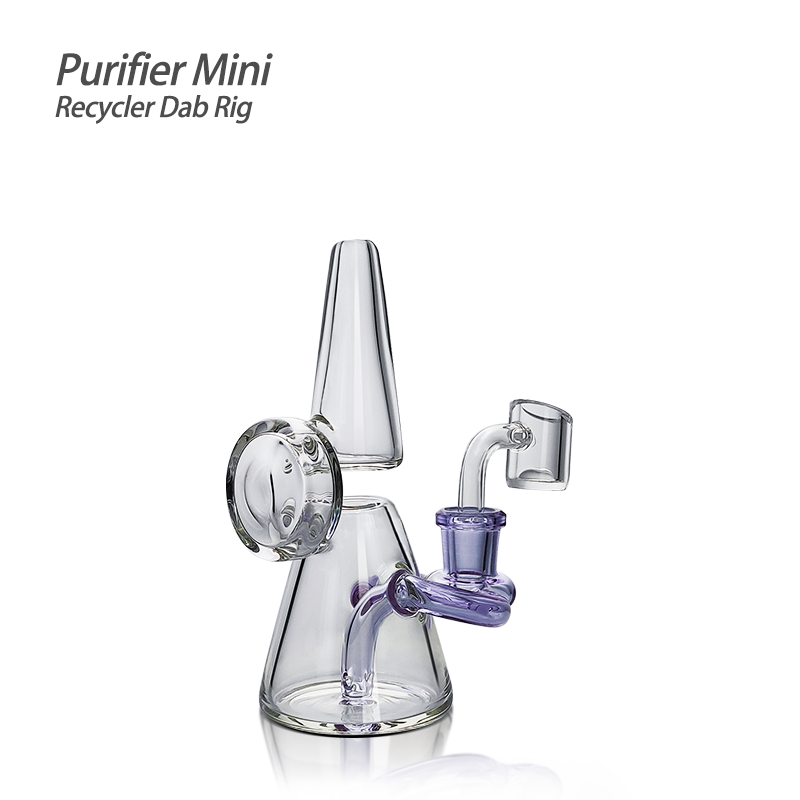 Waxmaid 5.12″ Purifier Mini Recycler Dab Rig - view 3