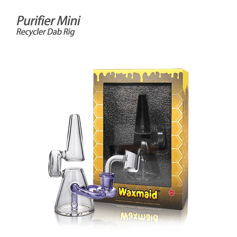 Waxmaid 5.12″ Purifier Mini Recycler Dab Rig - East Loud