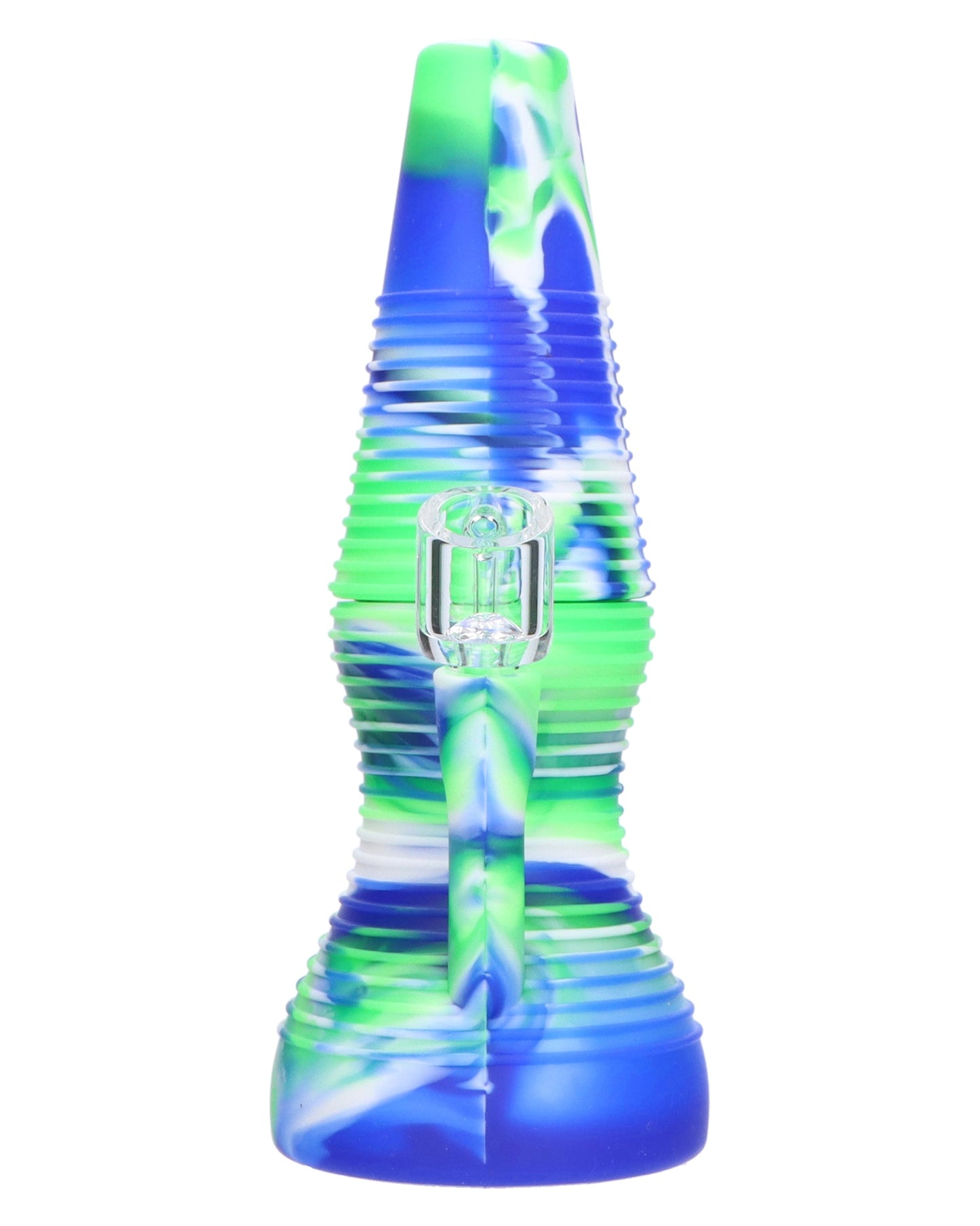 Silicone Dab Rig w/Banger-Blue - view 5