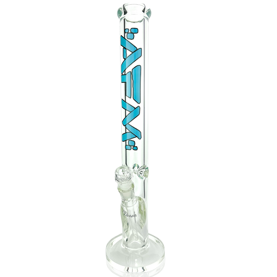 18" Lightbeam Clear Glass 9mm Straight Tube Bong - East Loud
