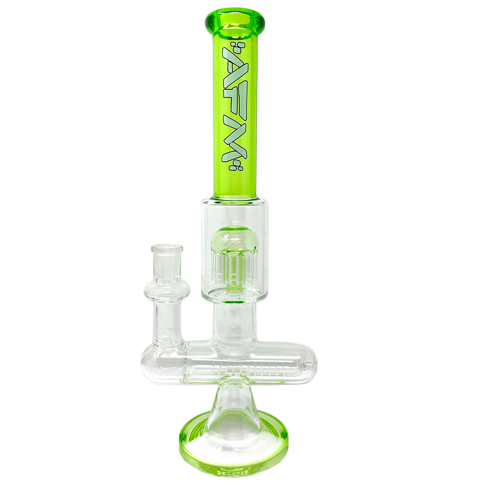 12" Sidewinder Inline Perc Glass Bong