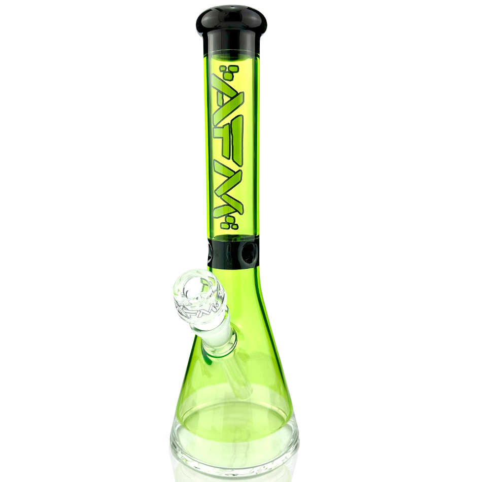 12" Extraterrestrial Double Color Glass Beaker Bong - East Loud
