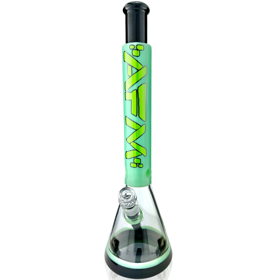 18" Quasar Glass Beaker Bong - Mint - East Loud