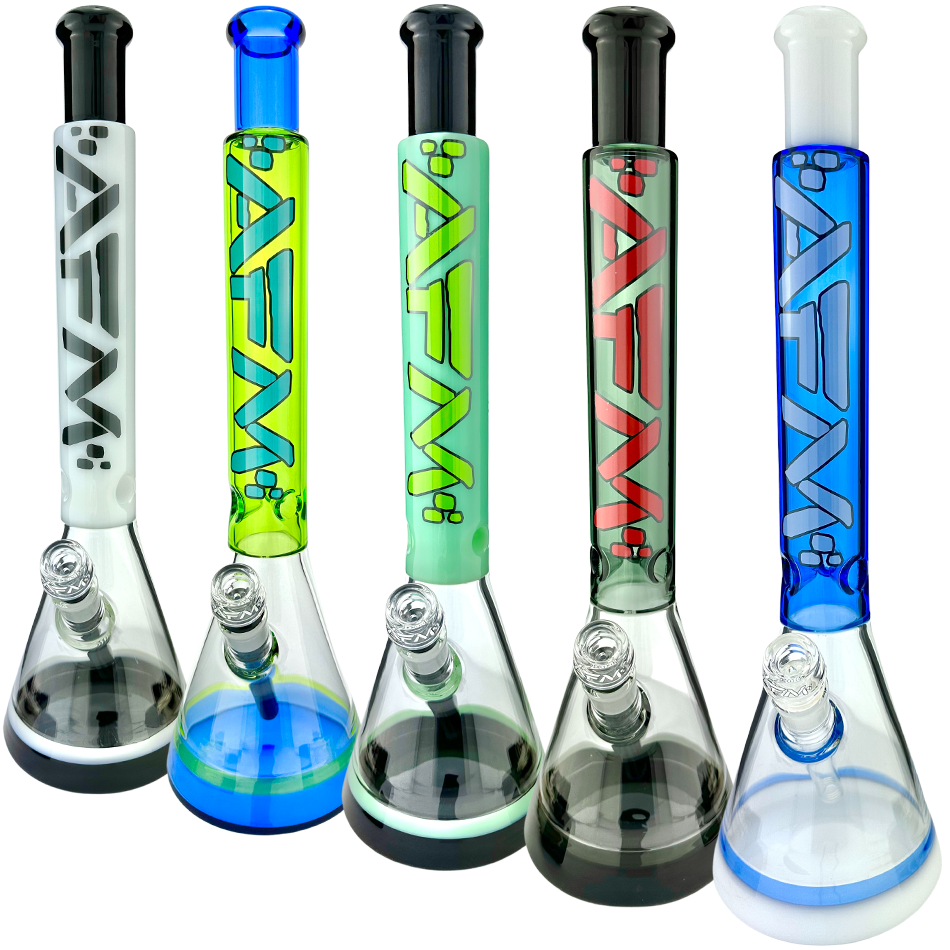 18" Quasar Color Beaker Bong - Ink Blue