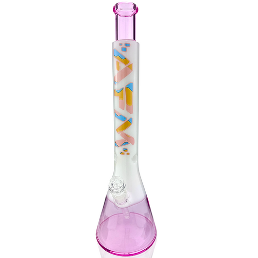 18" Ice Cream Quasar Glass Beaker Bong - East Loud