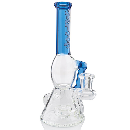 8" Bubble Glass Recycler Dab Rig - East Loud