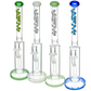 14" Snipe Shower-head Glass Straight Tube Bong - view 6