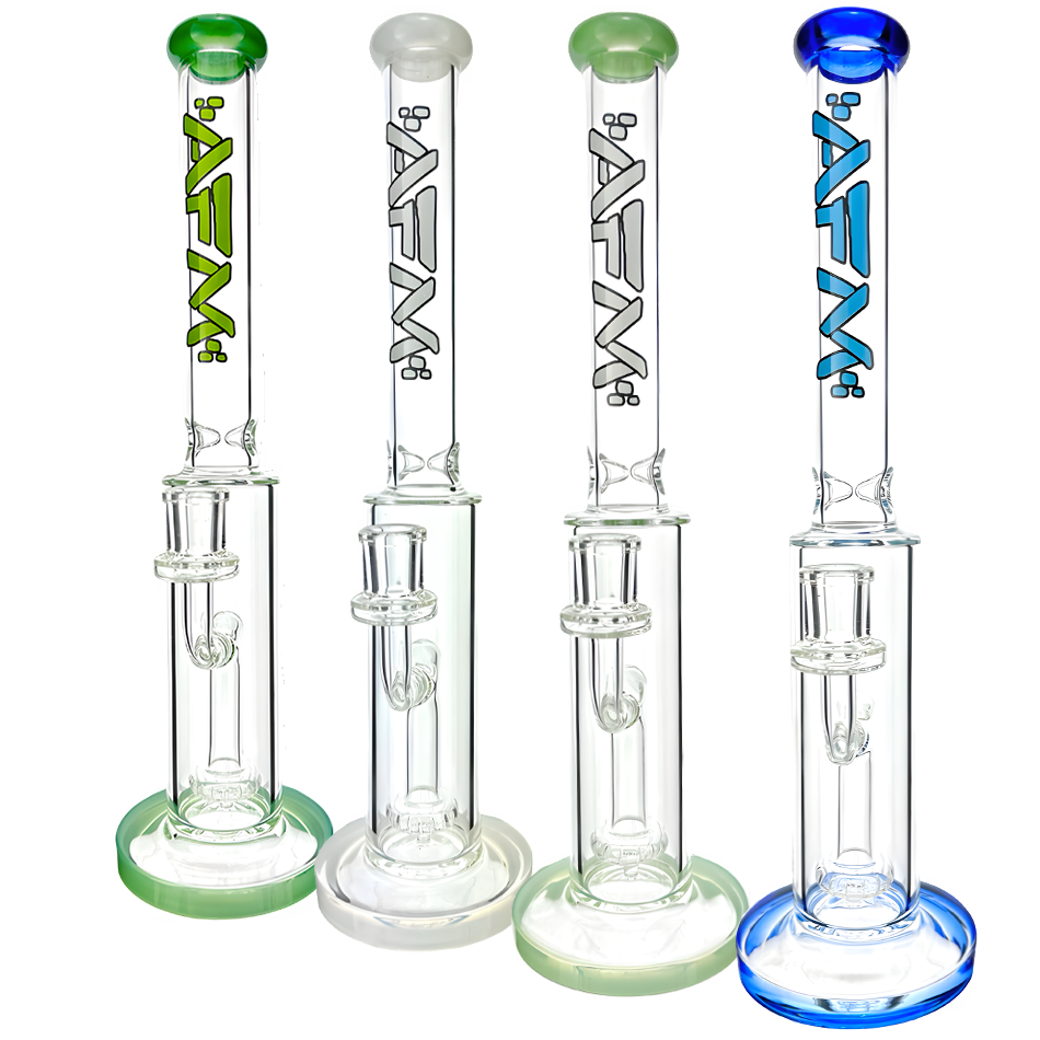 14" Snipe Shower-head Glass Straight Tube Bong - view 6