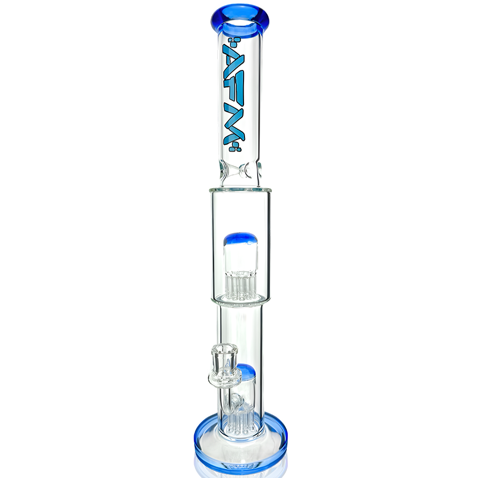 18" Daisy Double Perc Straight Tube Bong - view 3