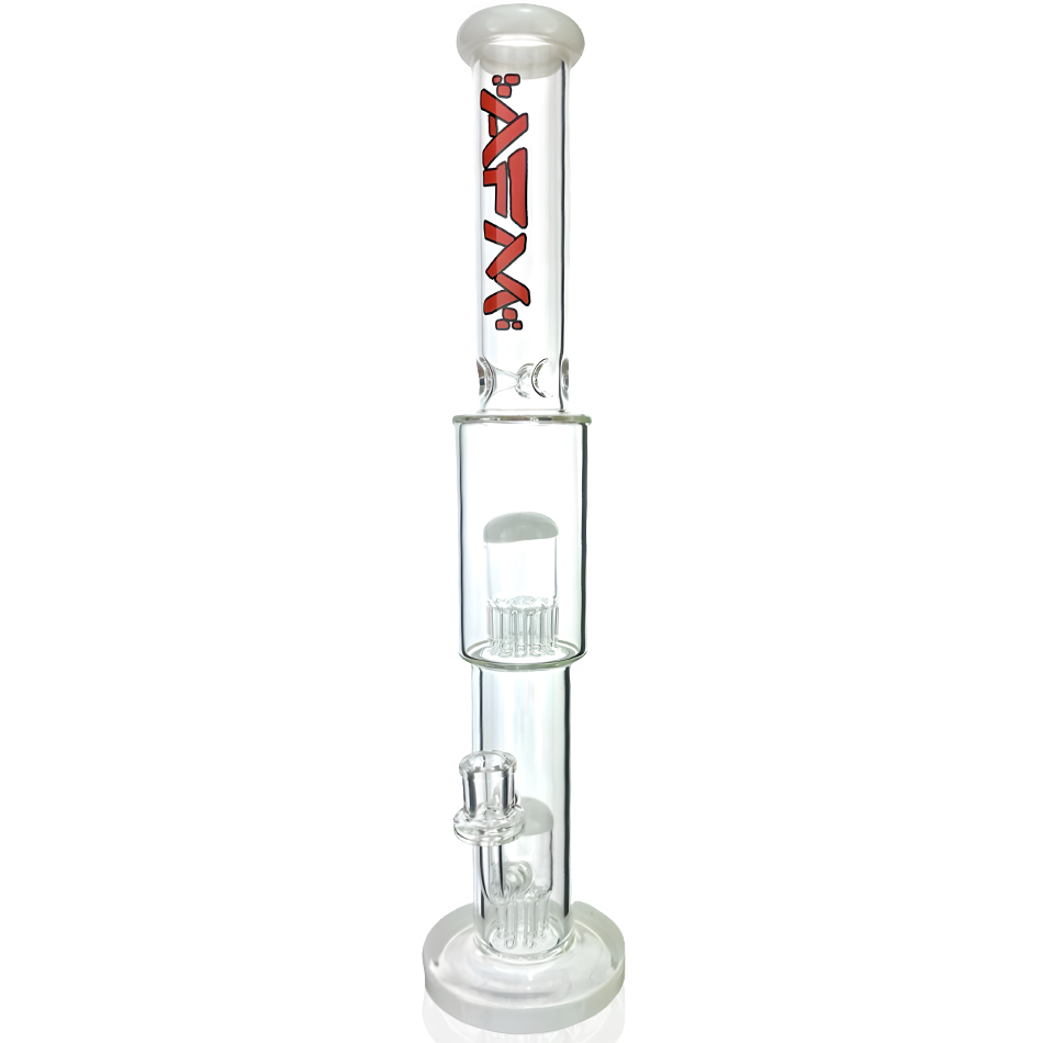 18" Daisy Double Perc Straight Tube Bong - view 4