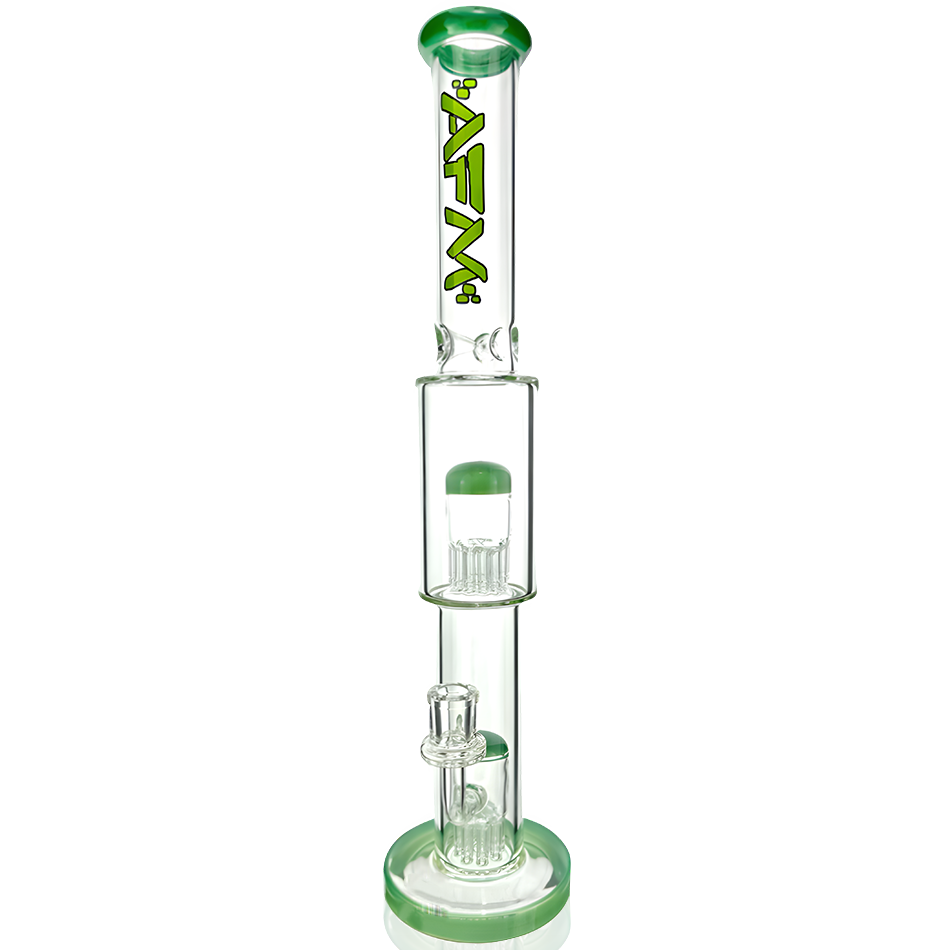 18" Daisy Double Perc Straight Tube Bong - view 5