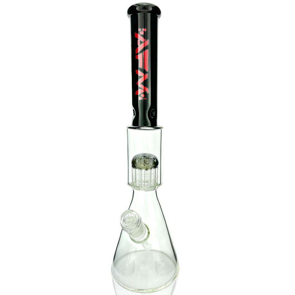 18" Reversal Sleeve Glass Tree Perc Beaker Bong - view 6