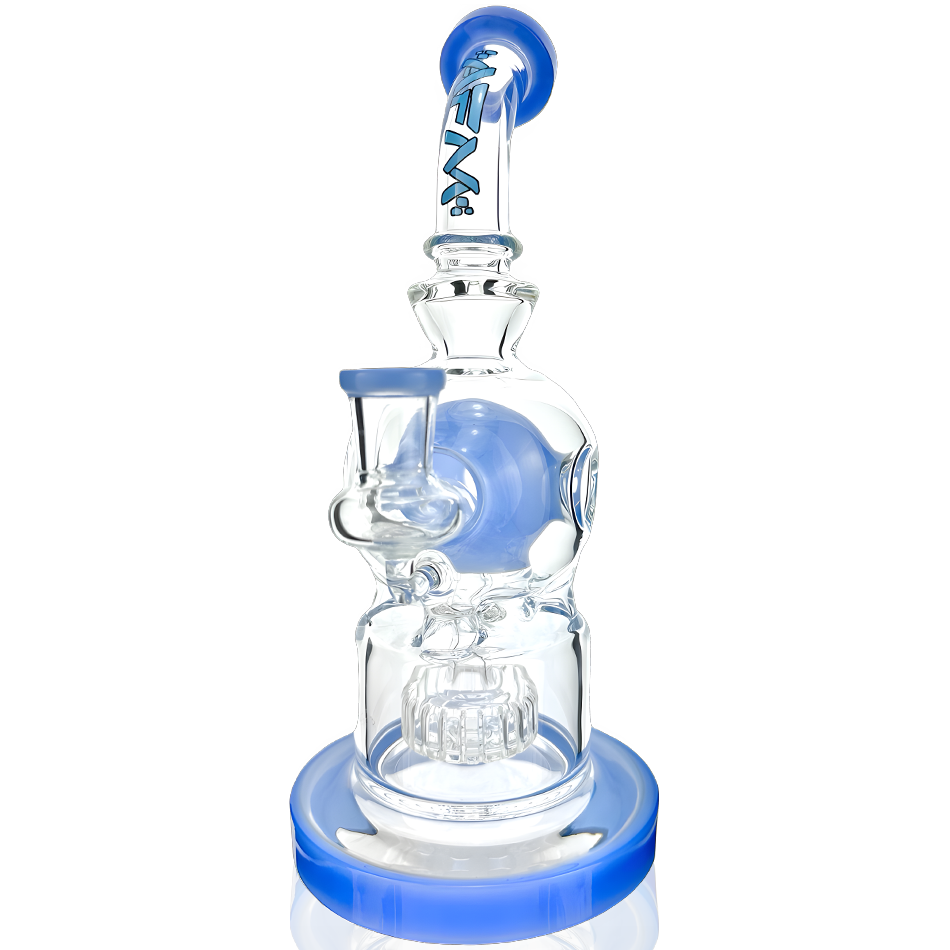 9" Swiss Shower-head Perc Glass Dab Rig - view 8