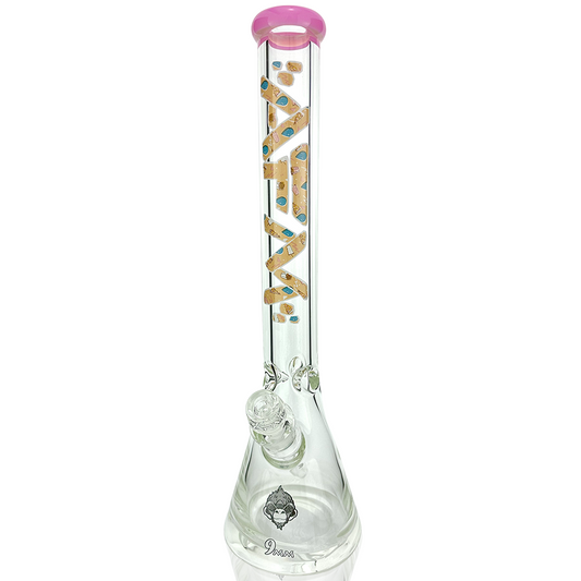 18" Max Beaker Clear 9mm Glass Beaker Bong - East Loud
