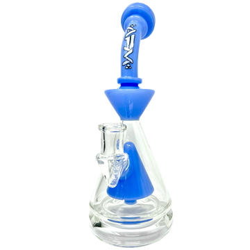 9" Pyramid Perc Glass Dab Rig