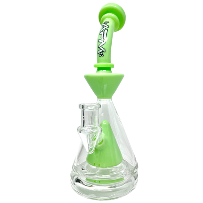 9" Pyramid Perc Glass Dab Rig