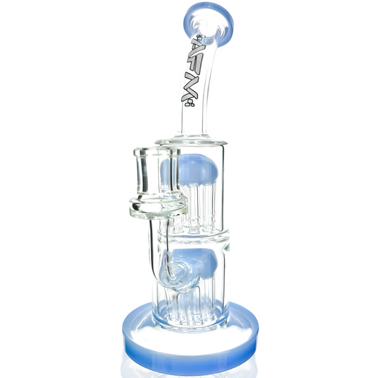 9" Double Arm Perc Mini Rig - East Loud