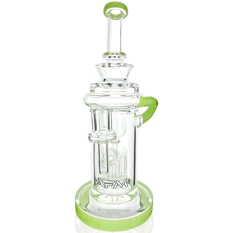 10" Power Station Color Lip Glass Recycler Dab Rig - view 6